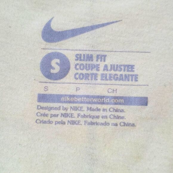 Nike Shirt, Size Small, Lime Green and Black.  has some Wear, - Picture 2 of 7